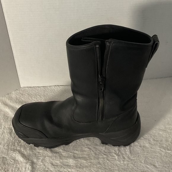 Wolverine Black steel toe Men's leather Boots - Picture 4 of 9